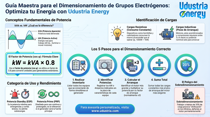 Cómo Seleccionar la Capacidad y Potencia de tu Grupo Electrógeno 2 Blog2 Capacidad y Potencia de Grupo Electrogeno Udustria Energy