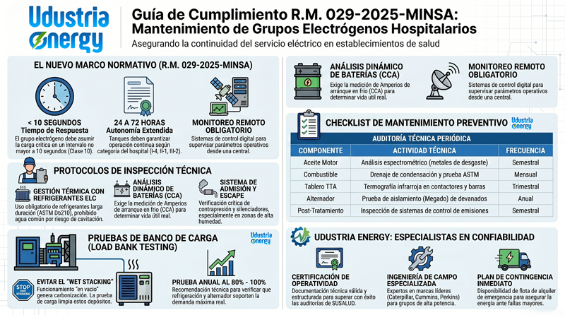 Guía Técnica y Normativa: Mantenimiento de Grupos Electrógenos en Establecimientos de Salud: 2 Blog7 Mantenimiento Grupos electrogenos Hospitales Udustria energy foto 1 1